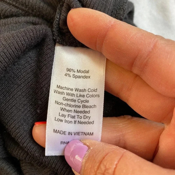 Goldray Modal blend Super Soft Stretchy Comfortable Cold Shoulder Top Women SZ L - Picture 5 of 8